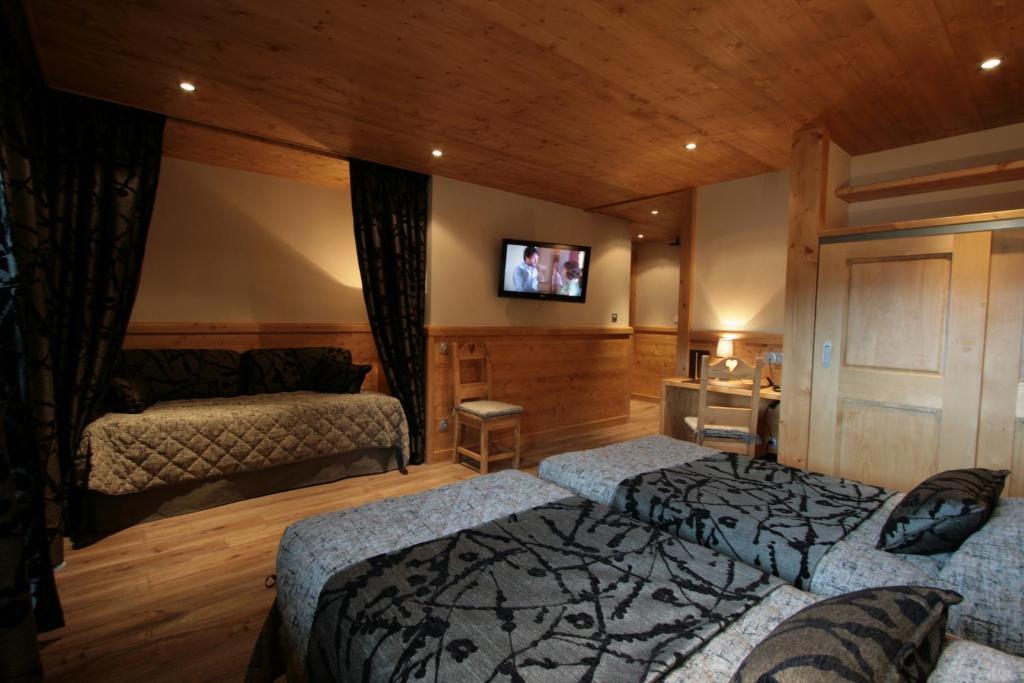 Logis Hotel & Spa Beau-Site Saint-Jean-de-Sixt Rum bild