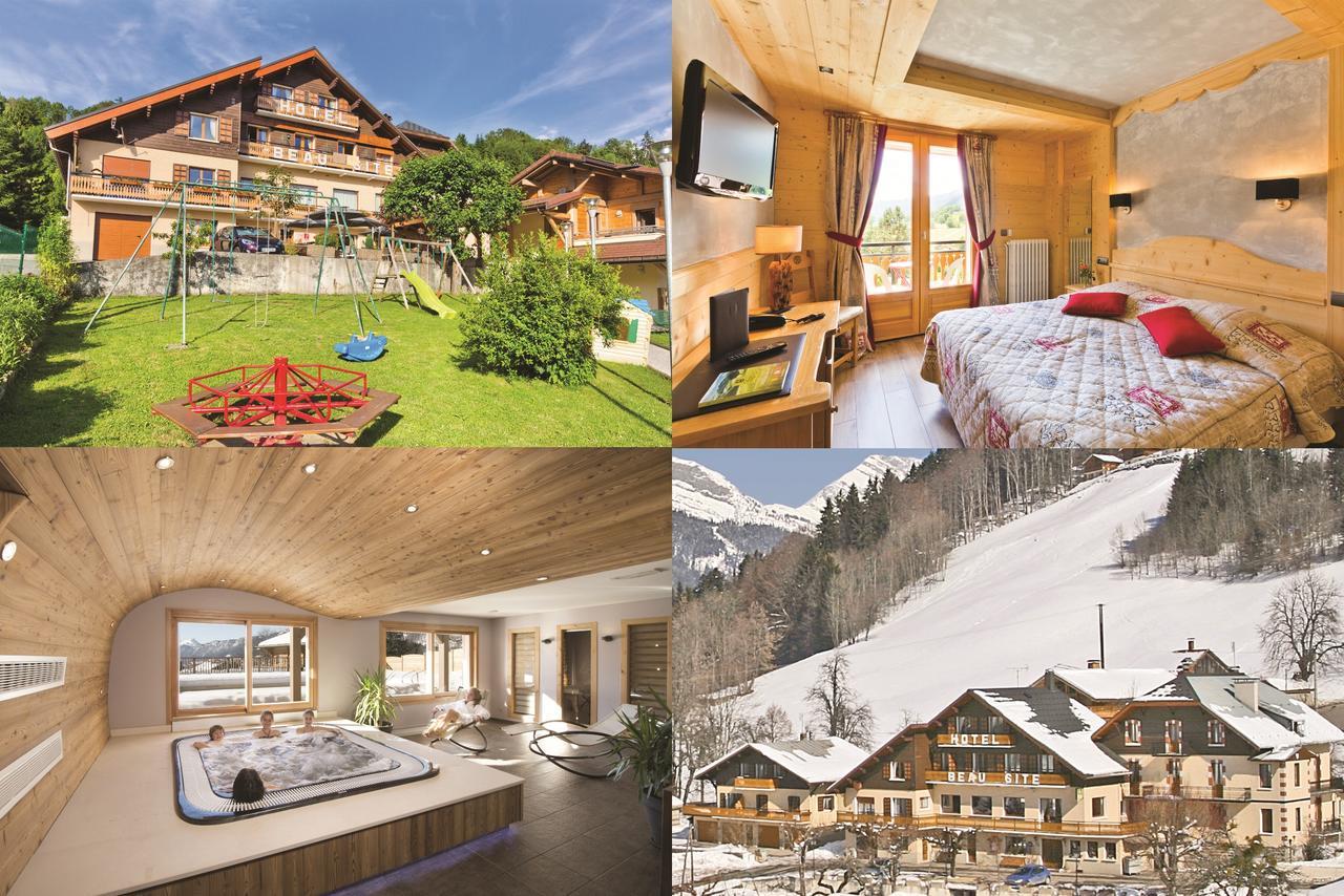 Logis Hotel & Spa Beau-Site Saint-Jean-de-Sixt Exteriör bild
