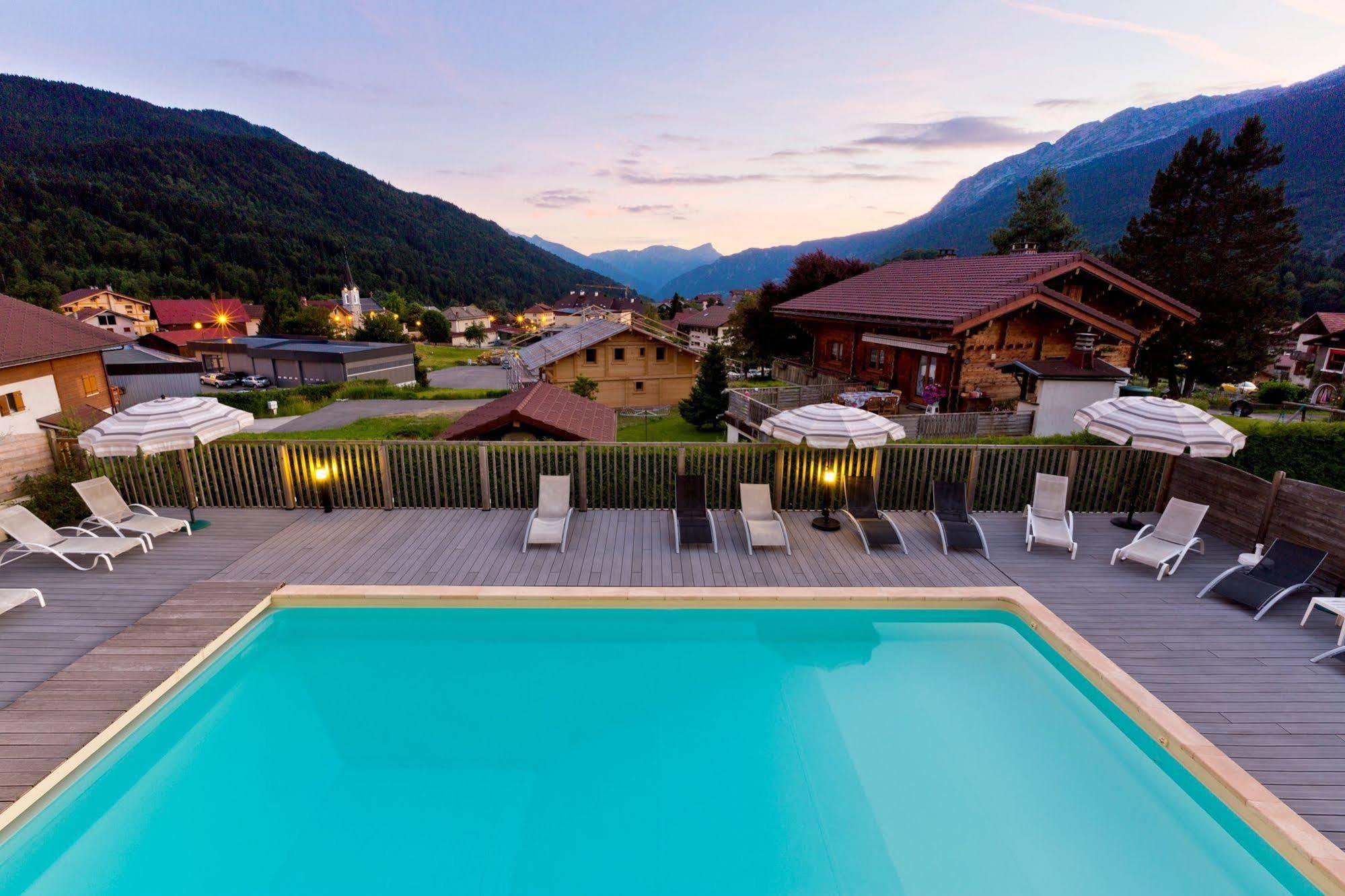 Logis Hotel & Spa Beau-Site Saint-Jean-de-Sixt Exteriör bild