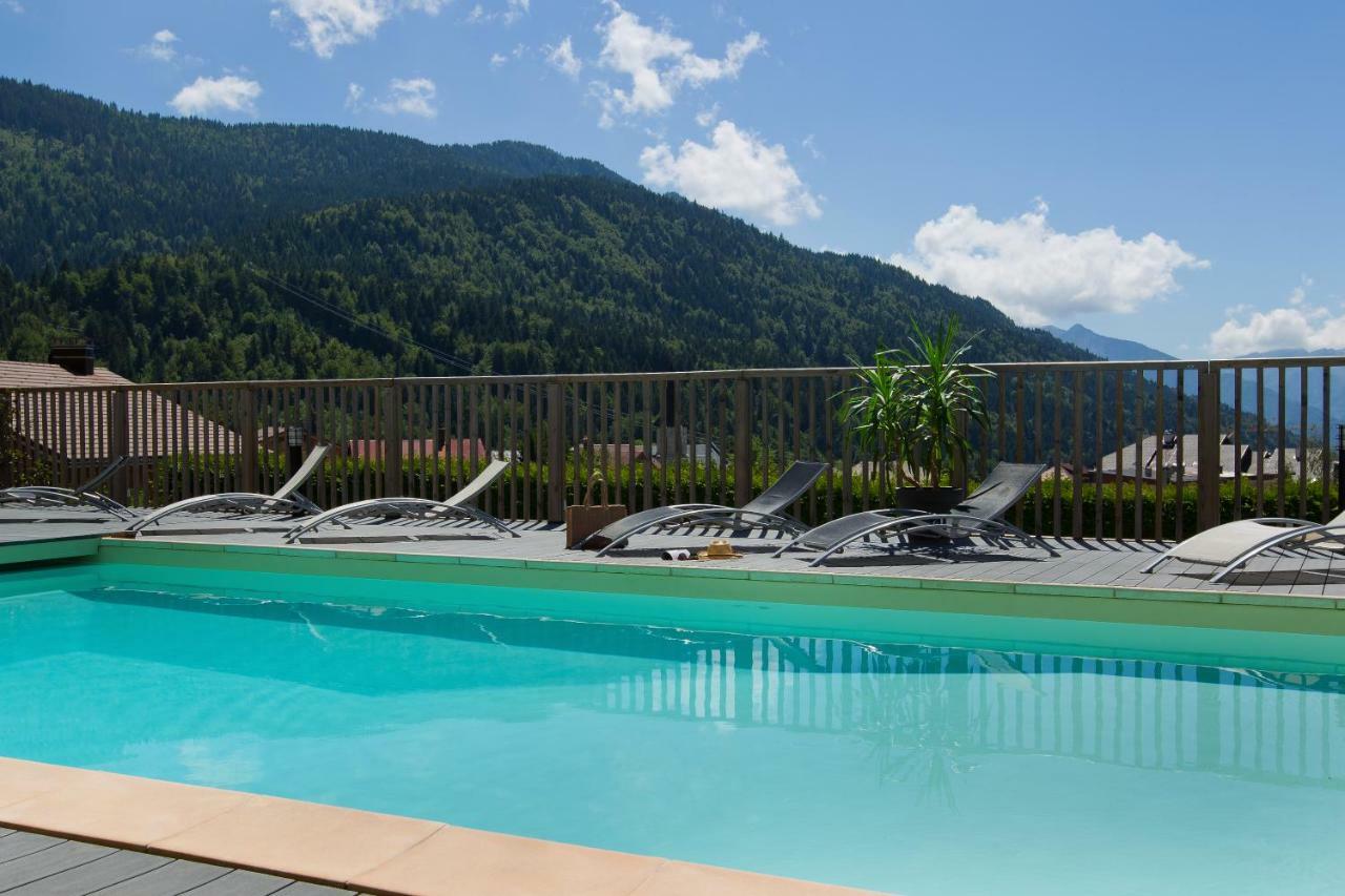 Logis Hotel & Spa Beau-Site Saint-Jean-de-Sixt Exteriör bild
